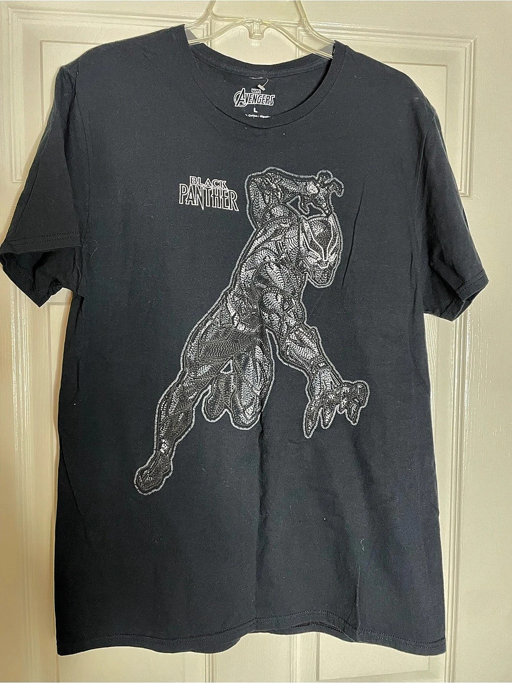 Mens MARVEL Avengers Black Panther Graphic T-Shirt